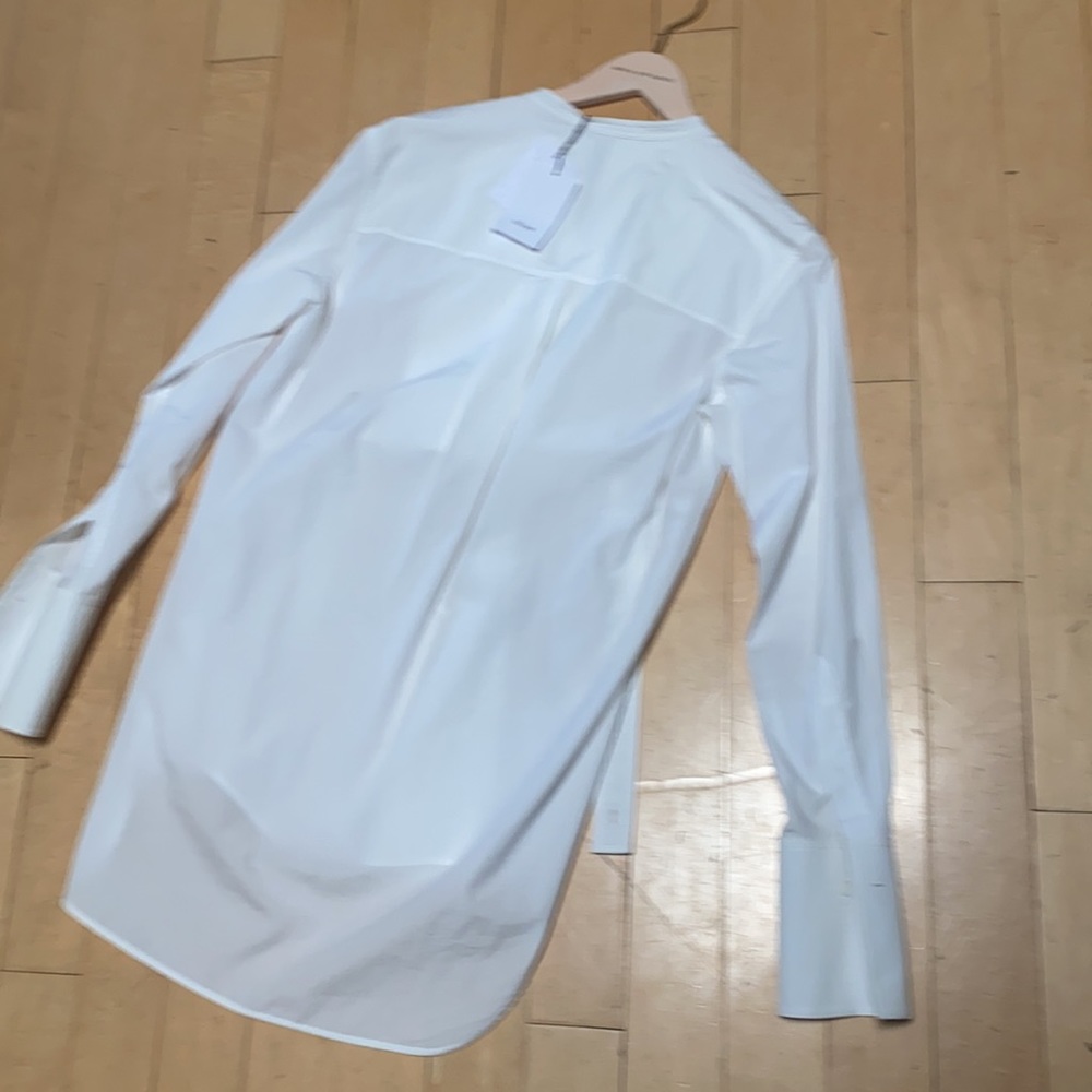 Celine Tuxedo shirt with bib and back ties 38 NWT - Picture 3 of 9